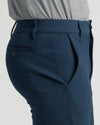 Pantalon chino en tricot confort slim marine