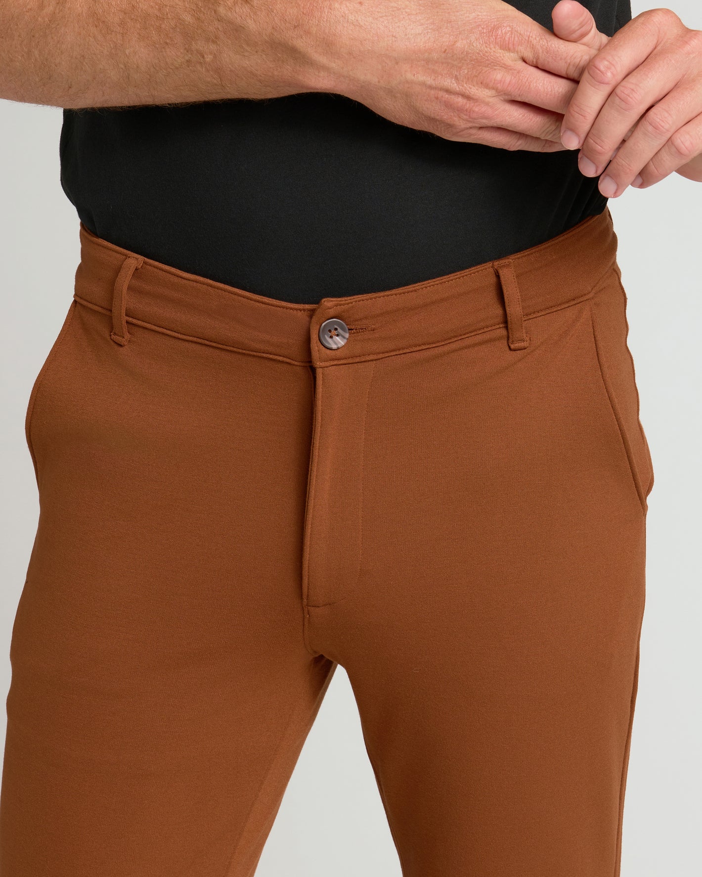 True Classic Suede Brown Slim Comfort Knit Chino Pant | 33/32L / 33/32L True Classic Suede Brown Slim Comfort Knit Chino Pant | 33/32L / 33/32L