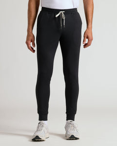 True ClassicBlack Active Joggers with elastic waistband and contrast drawcord.