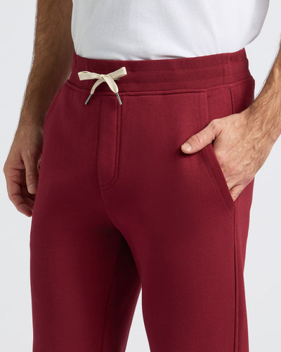 Fleece Joggers - Dark Maroon