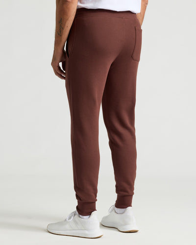 Fleece Half Zip Sweatshirt - Carob