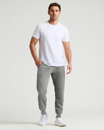 Fleece Joggers - Dark Heather Gray