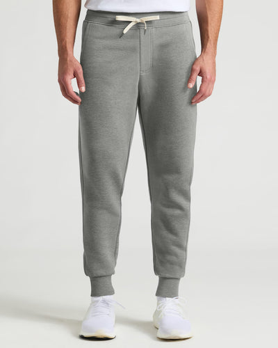 Fleece Joggers - Dark Heather Gray