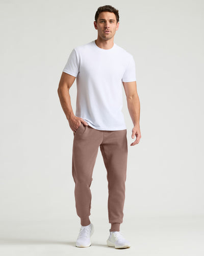 Fleece Joggers - Slate Mauve