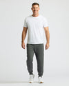 Charcoal Heather Gray Fleece French Terry Joggers 2-Pack