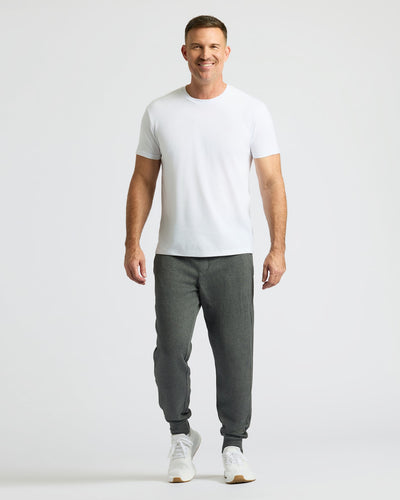 Fleece Joggers - Charcoal Heather Gray