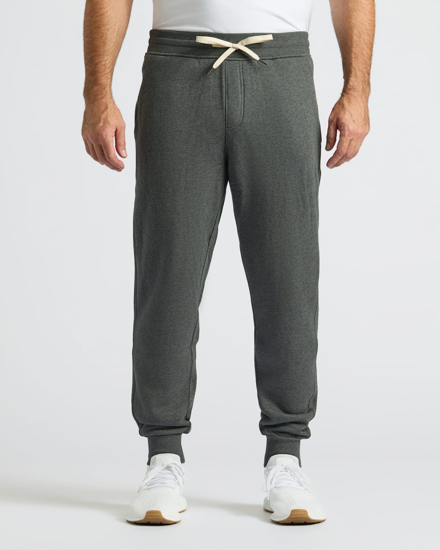 Charcoal Heather Gray Fleece French Terry Joggers 2-Pack
