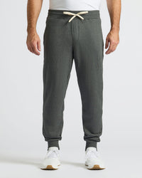 Charcoal Heather Gray Fleece French Terry Joggers