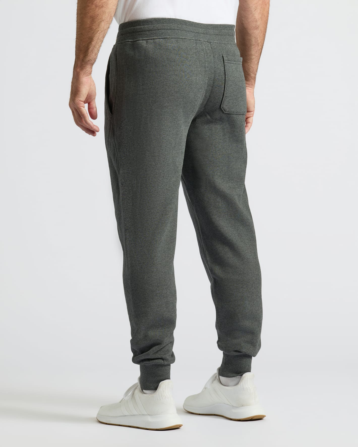 Charcoal Heather Gray Fleece French Terry Joggers 2-Pack