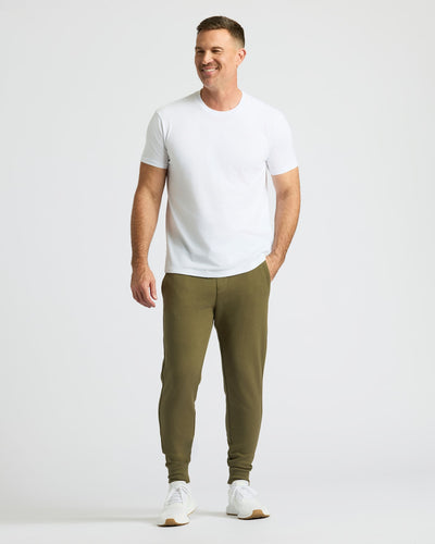 Fleece Joggers - Military Green