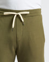 Military Green Fleece French Terry Joggers