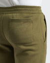 Military Green Fleece French Terry Joggers