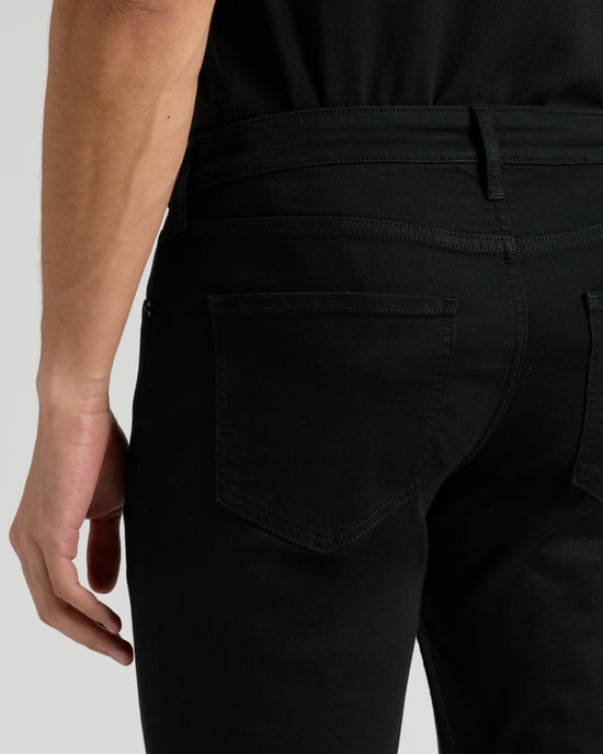 Women Black Wash Straight Fit Drawstring Jeans