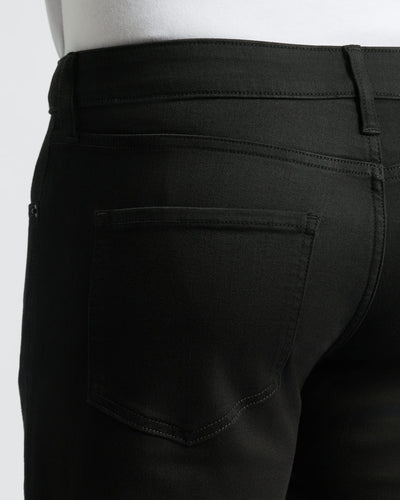 Straight High-Stretch Jeans - Black Wash