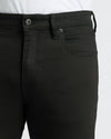 Black Wash Straight Comfort Stretch Jeans