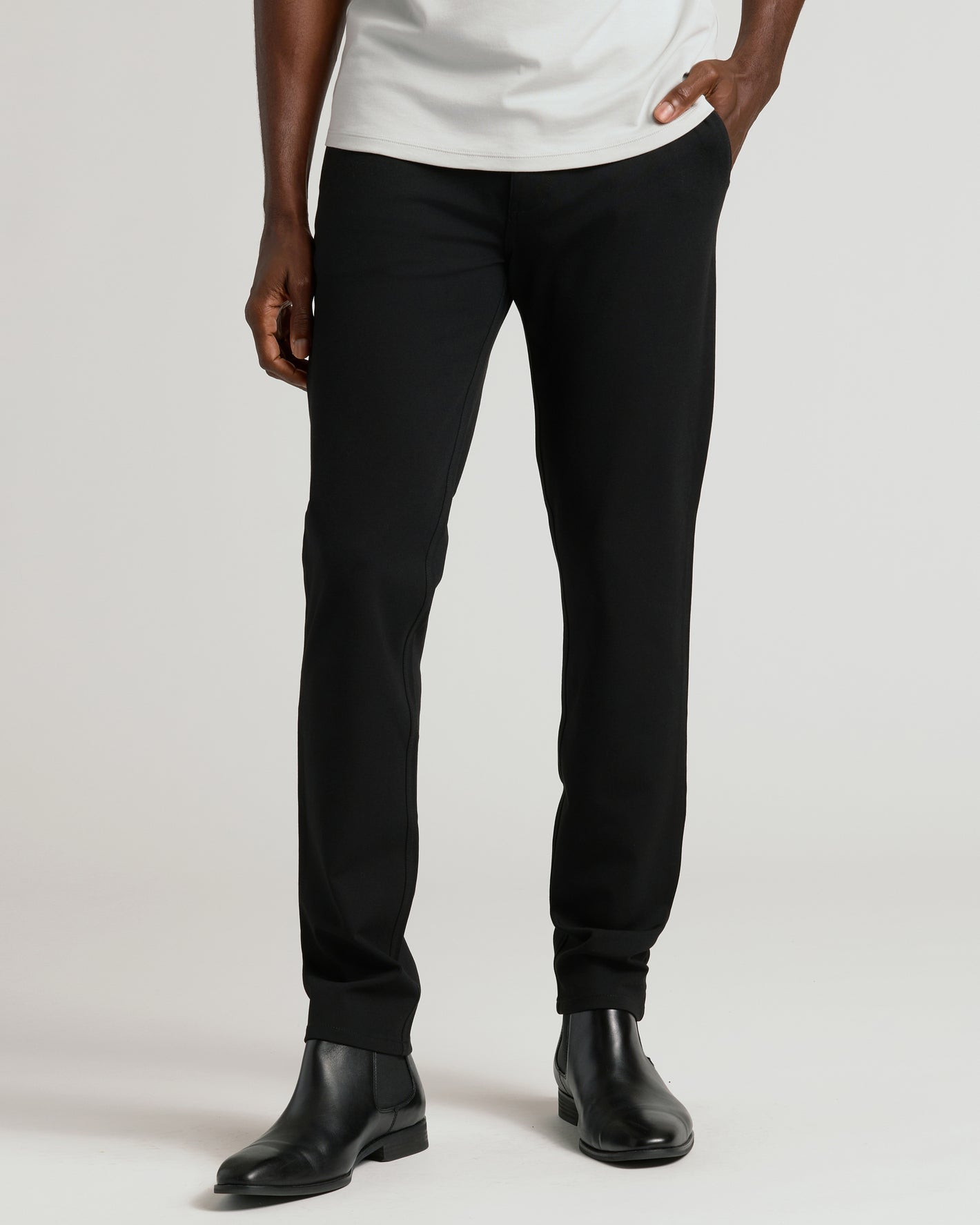 black casual dress pants Women's Stretchy Bootcut - Black, 30/32 Inseam, Office Work Business Slacks with Pockets Create a uniform look for your staff without breaking the bank with these National Patrol by Henry Segal mens black dress pants SIRRI Men's Plain Black Slim