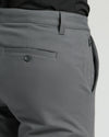 Carbon Straight Chino Pants 2.0 featuring welt pocket, belt loop, twill texture.