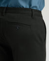 Black Straight Chino Pants 2.0 with tailored fit and welt pocket.