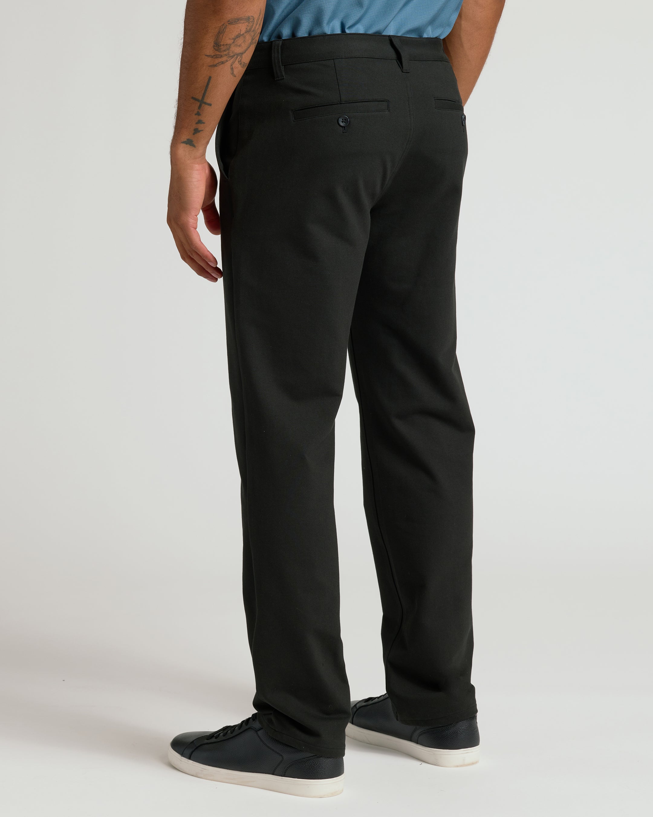 Black Straight Chino Pants 2.0 | Black Straight Chino Pants 2.0