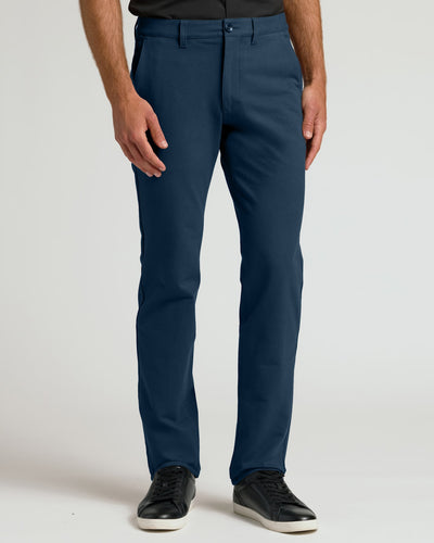 Navy & Carbon Straight Chino Pants 2-Pack