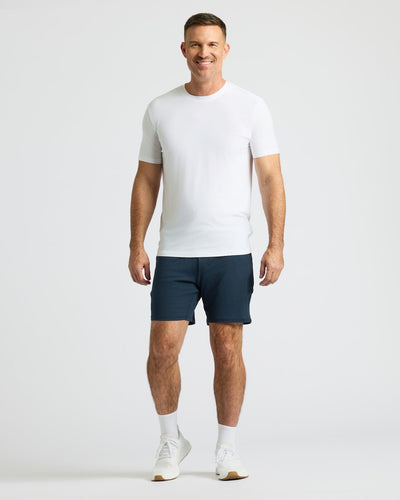 7" Active Comfort Shorts - Dark Heather Navy