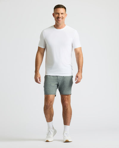 7" Active Comfort Shorts - Heather Gray