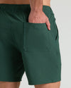 7 Marine Spruce Seersucker Swim Trunks with patch and welt pockets.