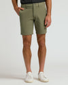 9 Military Green Chino Shorts 2.0 with white sneakers.