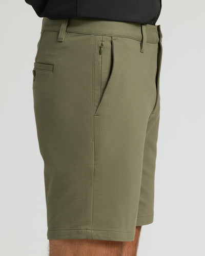 9" Classic Chino Shorts - Military Green
