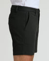 7 Black Chino Shorts 2.0, tailored fit, pockets, above-knee length.