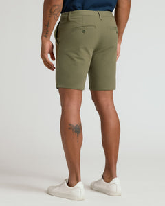 True Classic7 Military Green Classic Chino Shorts