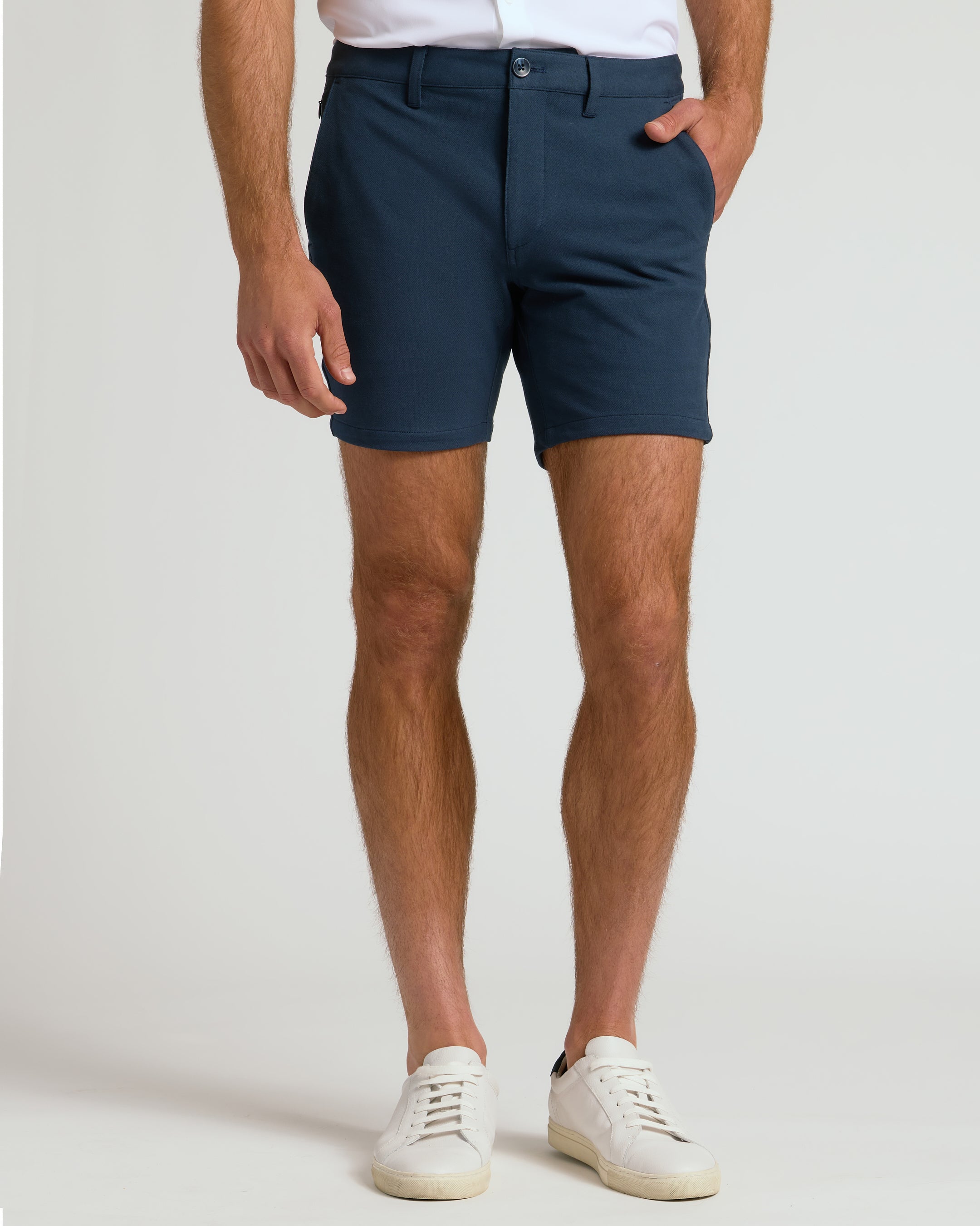 Navy Chino Short