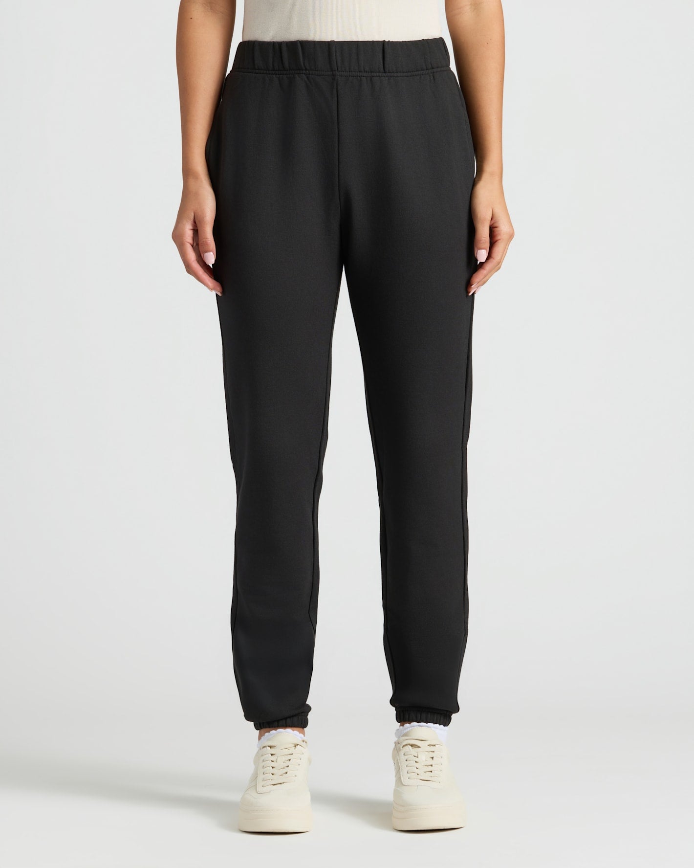 Womens Black Relaxed Joggers - True Classic