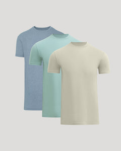 True ClassicClassic Tall Straight Hem Crew Neck T-Shirt 3-Pack