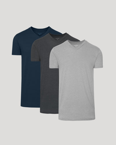 Short Sleeve Tall Classic V-Neck 3-Pack