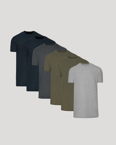 True ClassicTall Straight Hem T-Shirt 6-Pack