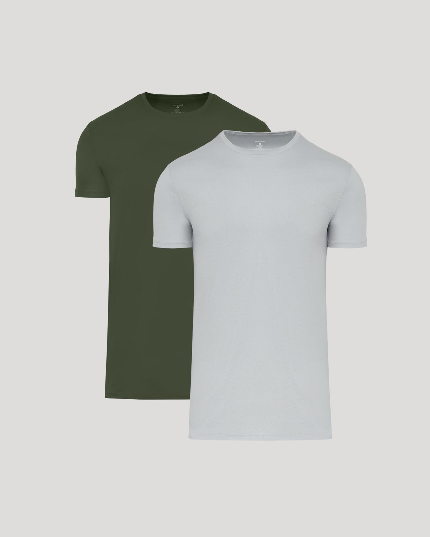 Grove & Steel Tall Premium Pima Crew Neck 2-Pack T-shirts displayed.