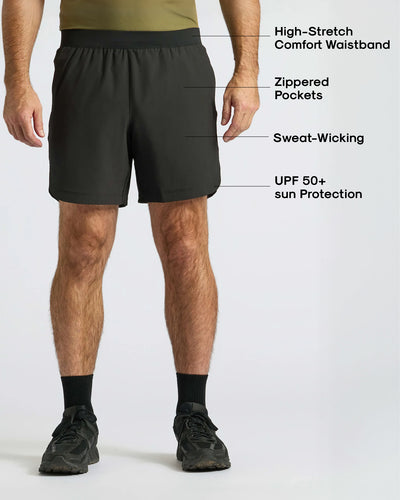 7" Active Training Shorts 2.0 - Black
