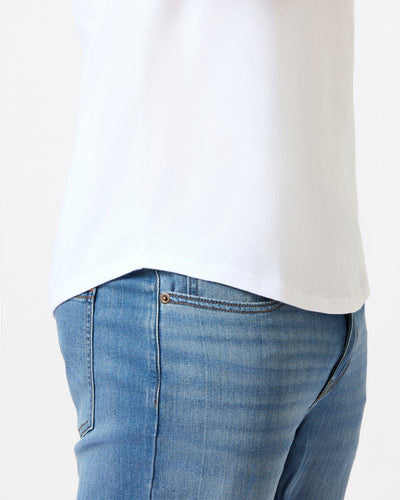 Short Classic Curved Hem Crew