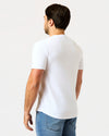 All White Short Classic Curved Hem Crew 6-Pack
