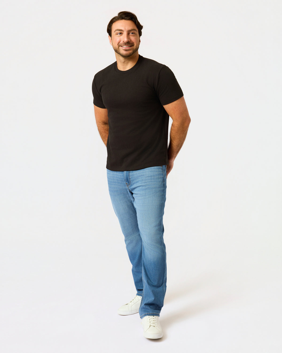 All Black Short Heavyweight Crew 3-Pack