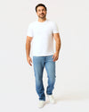 All White Short Heavyweight Crew 3-Pack
