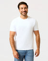 All White Short Heavyweight Crew 3-Pack