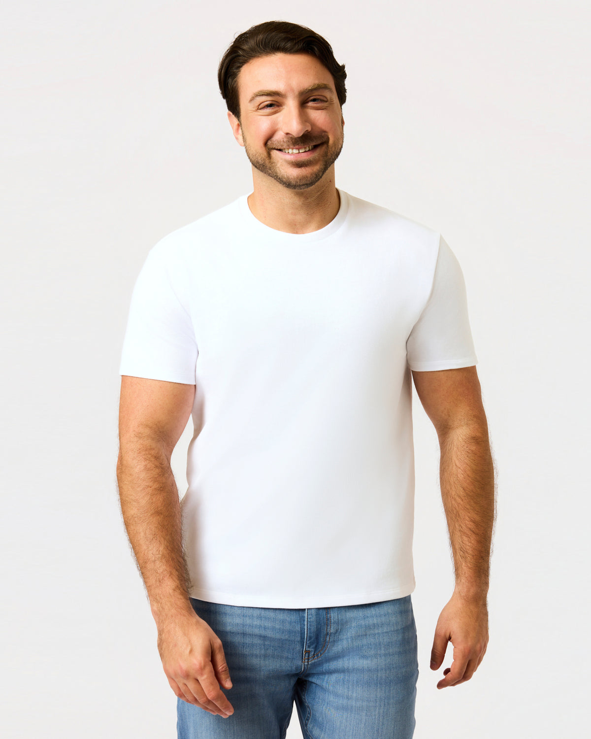 All White Short Heavyweight Crew 3-Pack