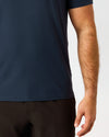 Navy Short Active Crew Neck