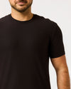 All Black Short Active Crew Neck 3-Pack