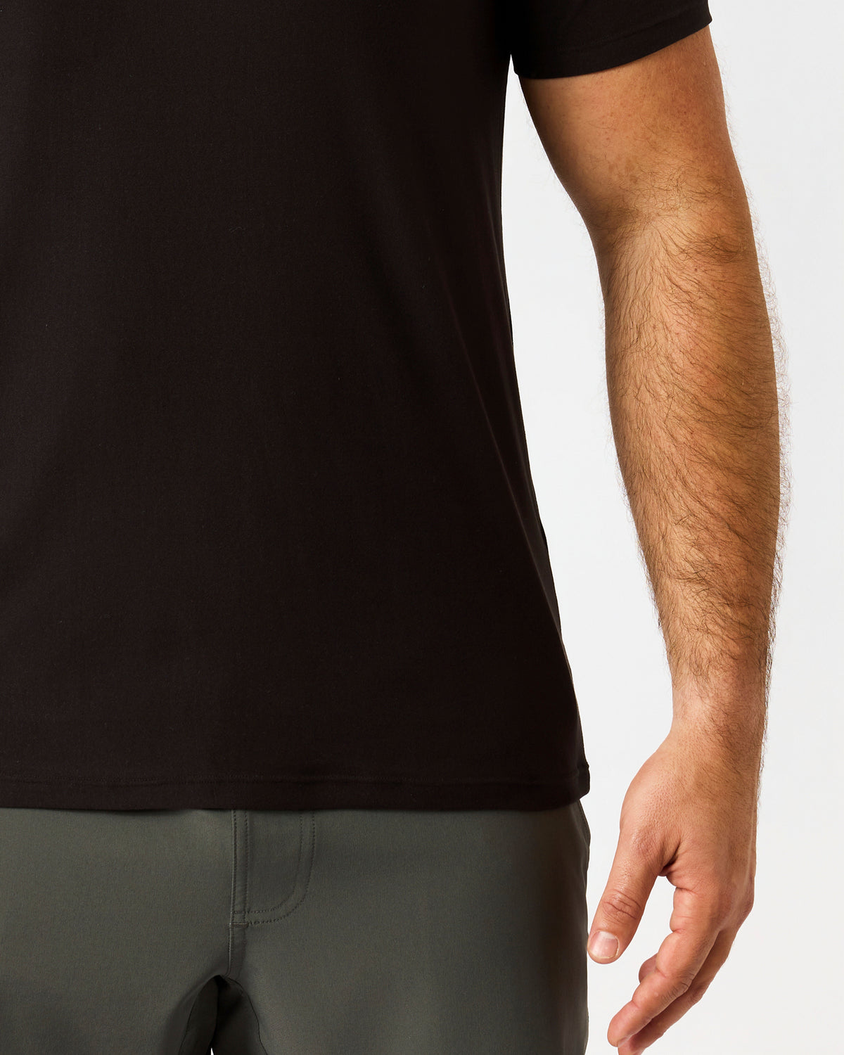 All Black Short Active Crew Neck 3-Pack
