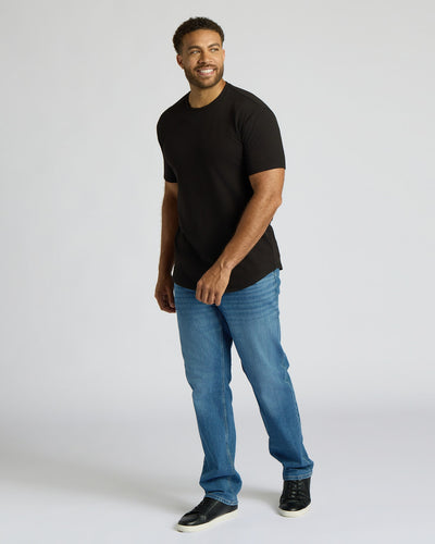Tall Heavyweight Curved Hem Crew