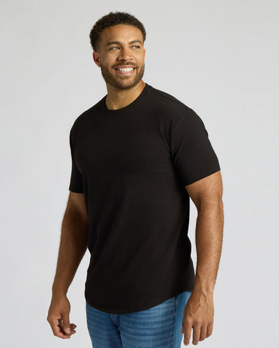 Tall Heavyweight Curved Hem Crew