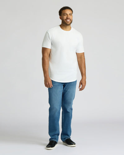 Tall Heavyweight Curved Hem Crew